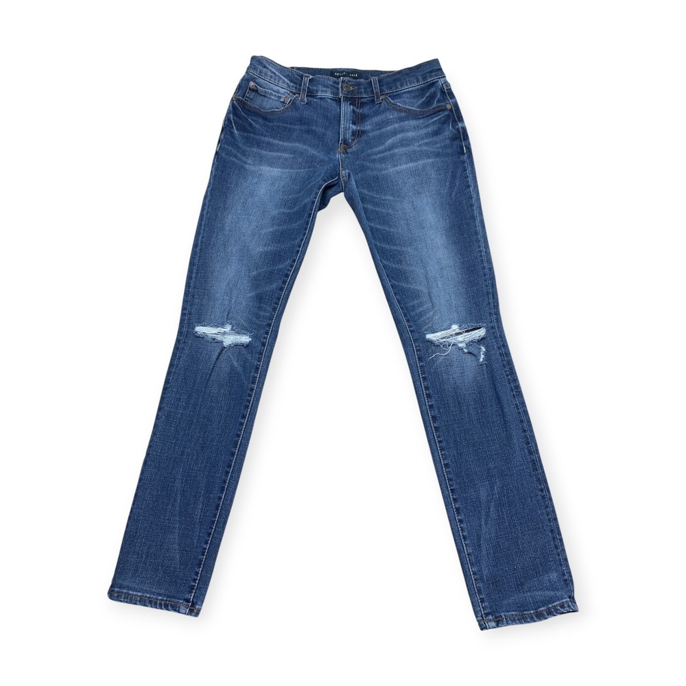 Aeropostale Flex Effect Super Skinny Distressed Jeans Womens 30 W Stretch Denim